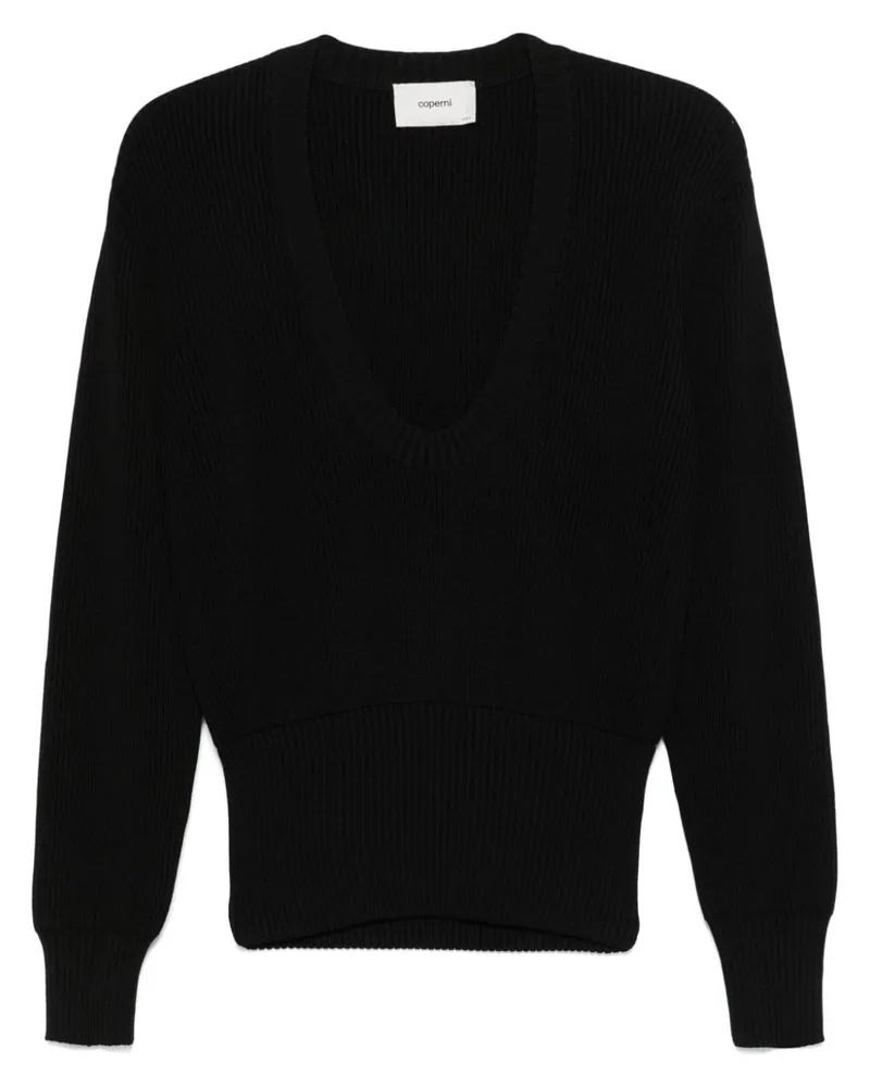 COPERNI Gerippter Pullover - Schwarz Schwarz