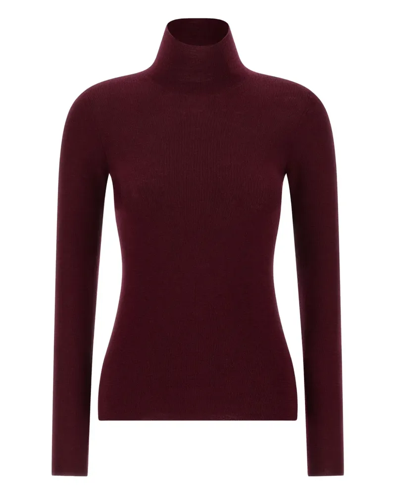 Etro Gerippter Pullover mit Stehkragen - Rot Rot