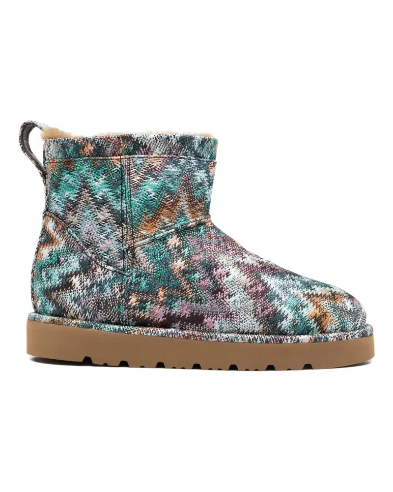 Missoni patterned boots - Blau Blau