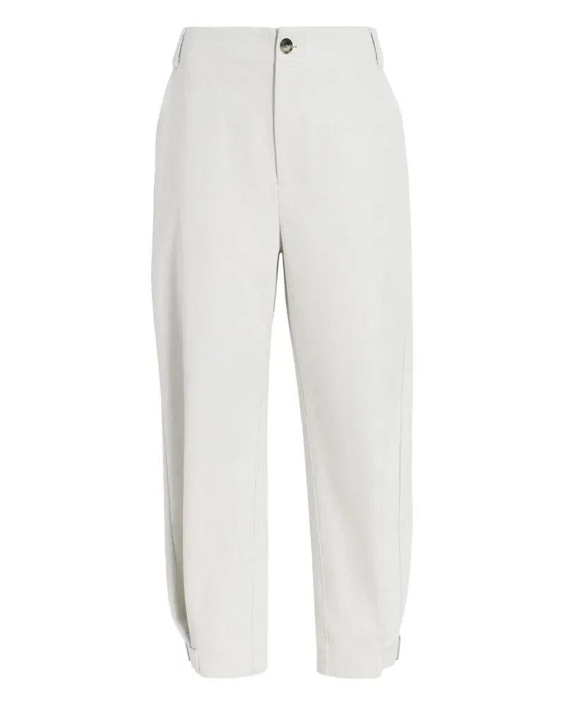 Proenza Schouler Kay Ballonhose mit Knopfverschluss - Weiß Weiß