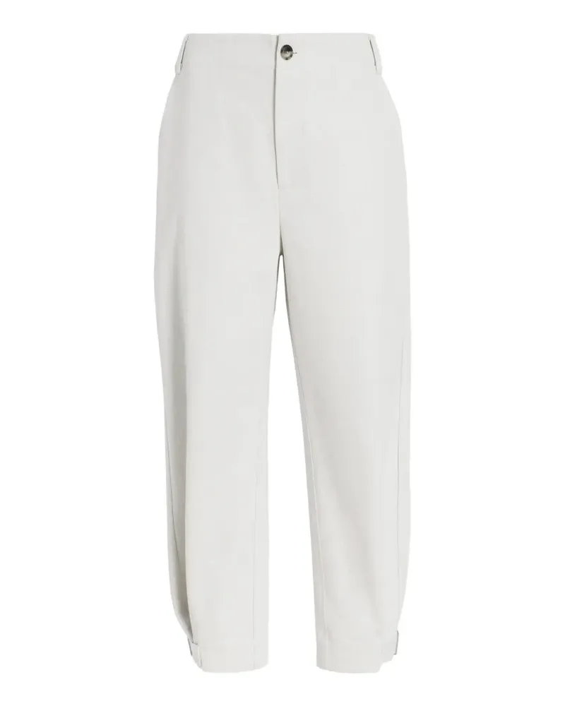 Proenza Schouler Kay Ballonhose mit Knopfverschluss - Weiß Weiß