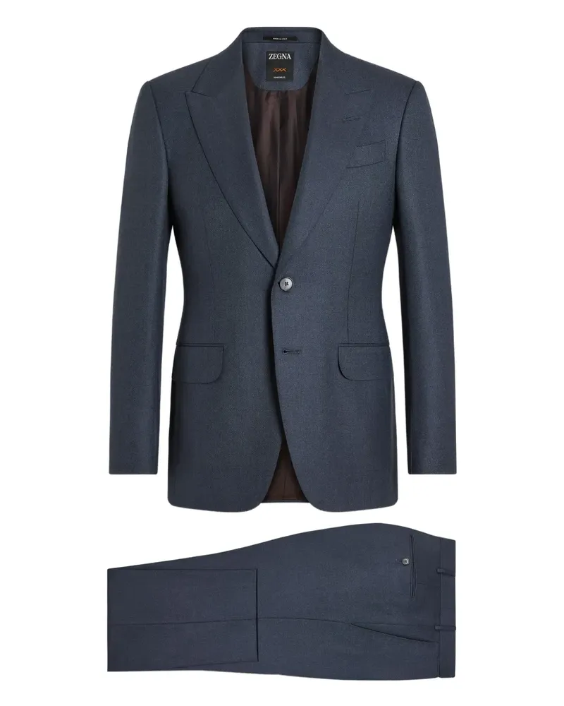 Ermenegildo Zegna single-breasted suit - Blau Blau