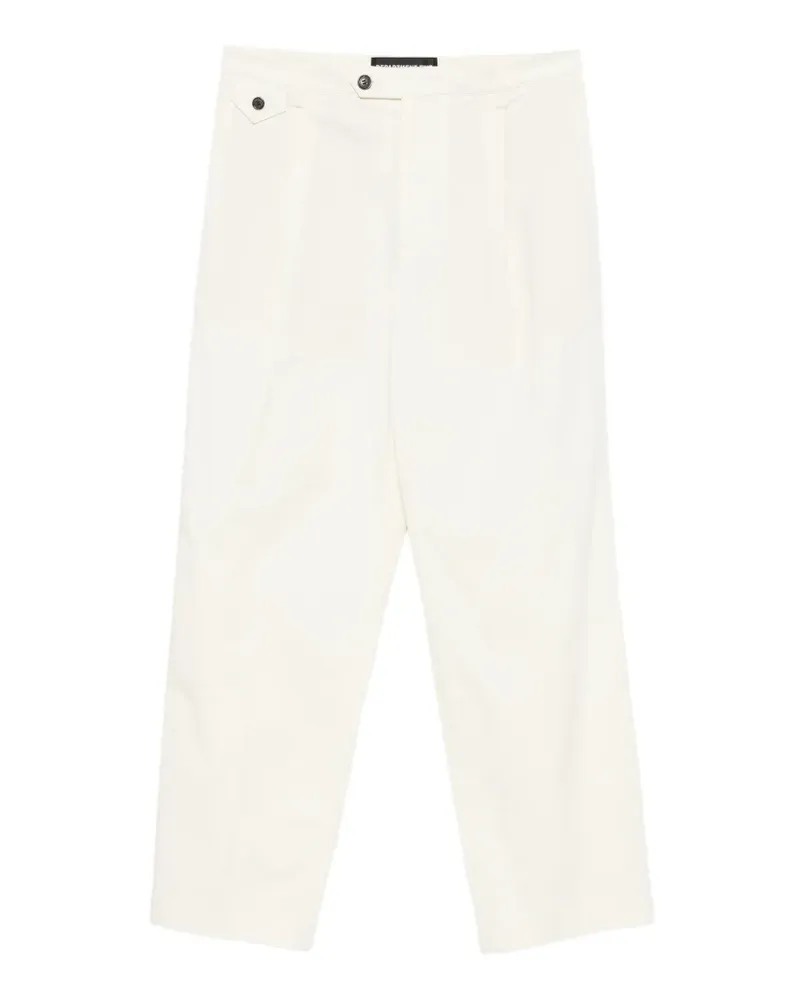 Department 5 pleated straight-leg trousers - Weiß Weiß