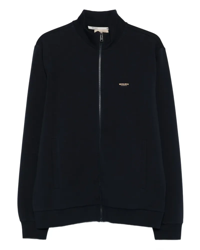 Woolrich Rollkragen-Sweatshirt mit Reißverschluss - Blau Blau