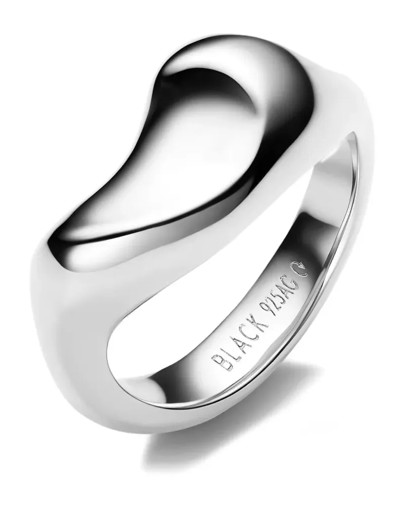 Maria Black Saddle Ring - Silber Silber