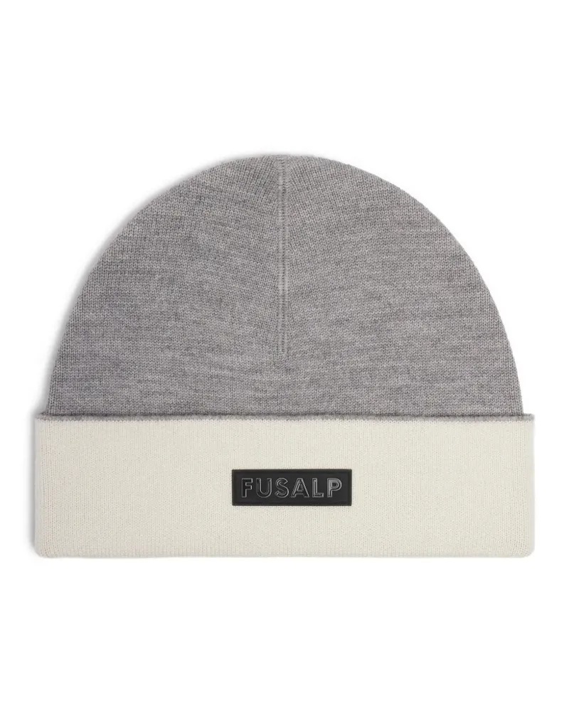 FUSALP Beanie mit Logo - Grau Grau