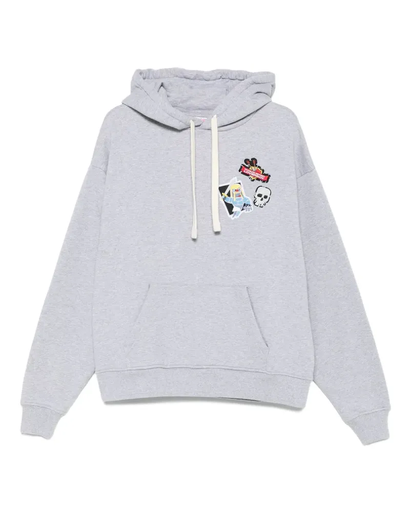 Charles Jeffrey Loverboy Hoodie mit Barbarian-Patch - Grau Grau