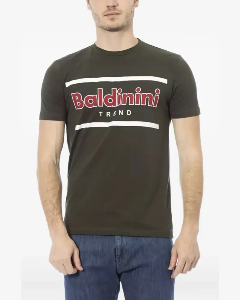 Baldinini T-Shirt mit Logo-Print - Grün Grün