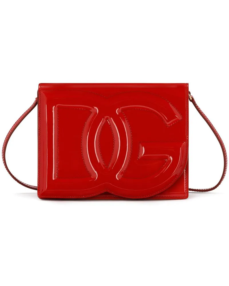 Dolce & Gabbana Umhängetasche mit DG-Logo - Rot Rot