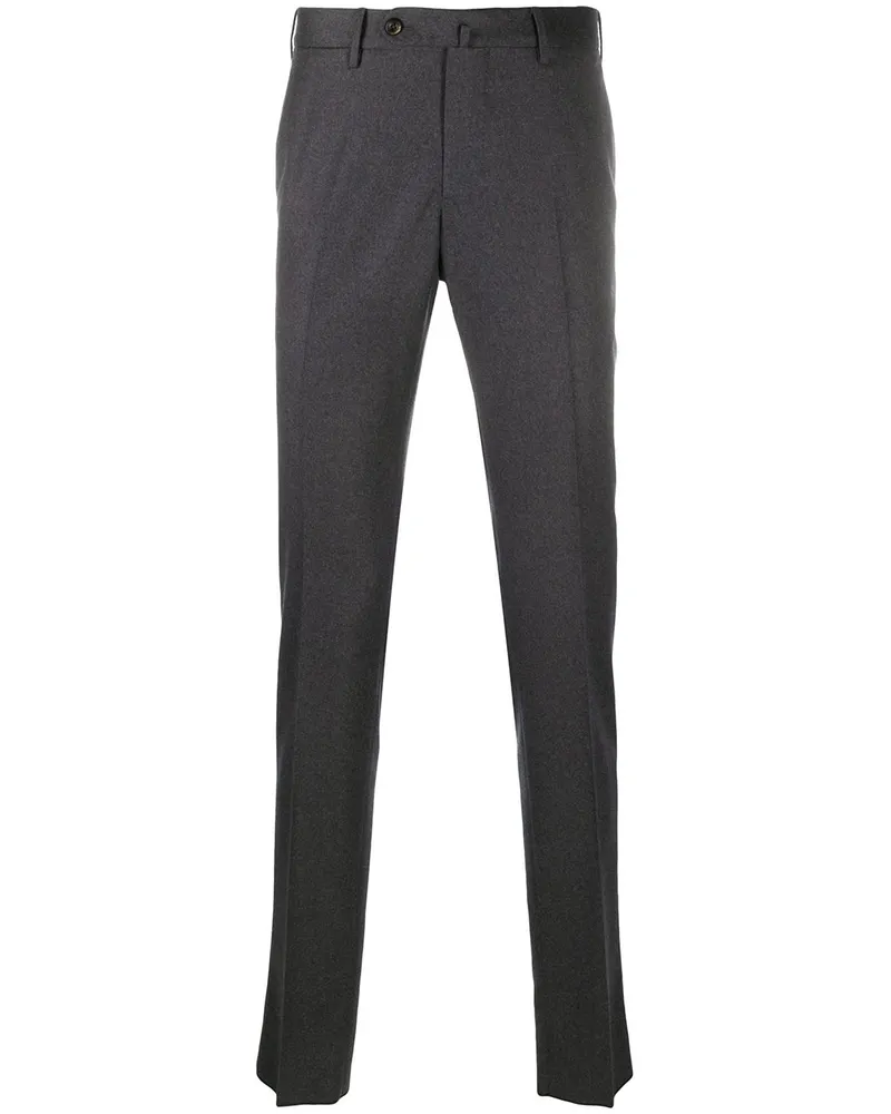PT TORINO Schmale Hose - Grau Grau