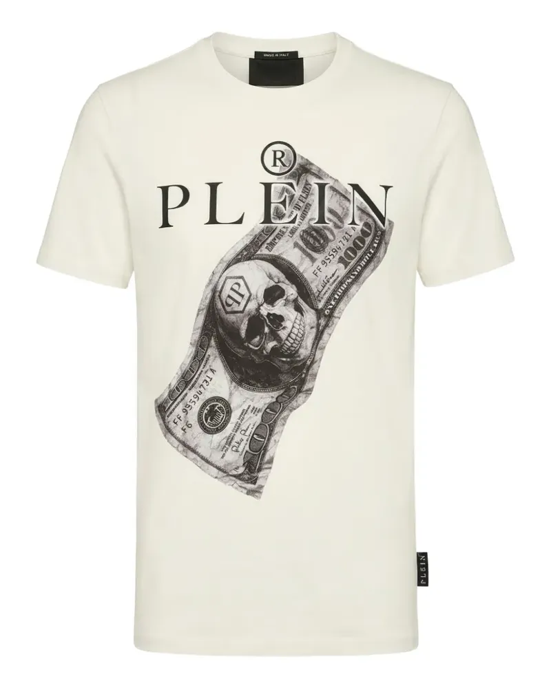 Philipp Plein jersey T-shirt Dollar - Nude Nude