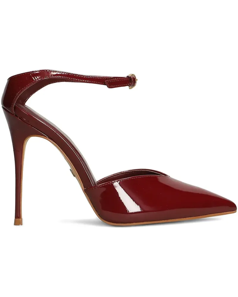 CARRANO Spitze Pumps mit Knöchelriemen 110mm - Rot Rot