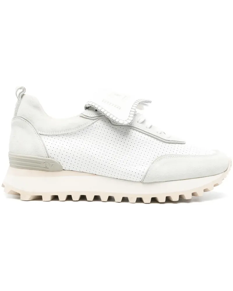 Eleventy Perforierte Sneakers - Weiß Weiß