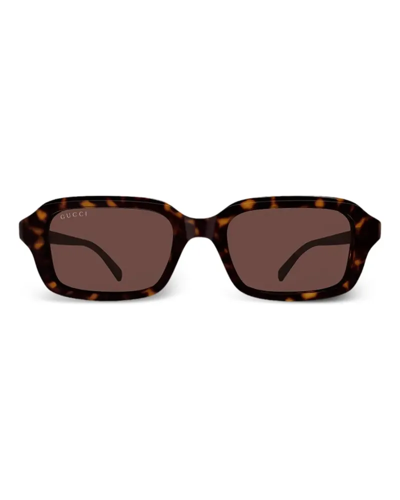Gucci Sonnenbrille in Schildpattoptik - Braun Braun