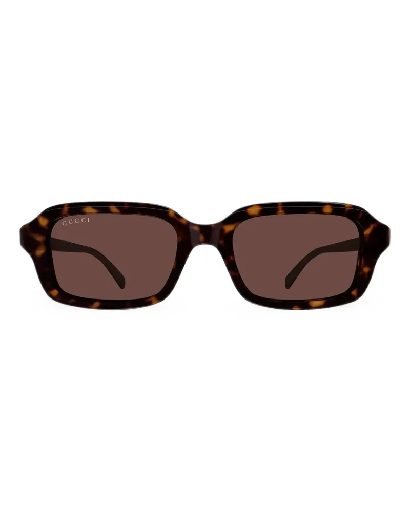 Gucci Sonnenbrille in Schildpattoptik - Braun Braun