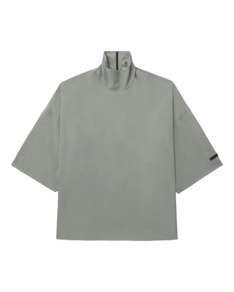 Fear of God T-Shirt mit Stehkragen - Grau Grau