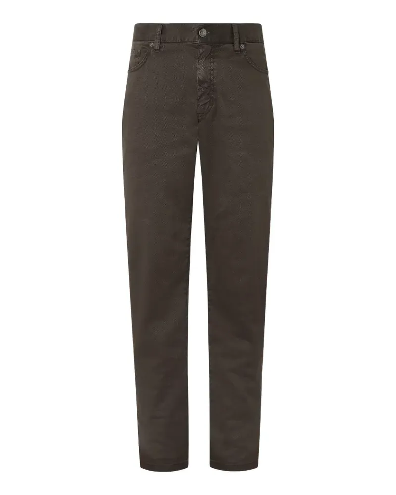 Ermenegildo Zegna Hose mit Stretchanteil - Braun Braun