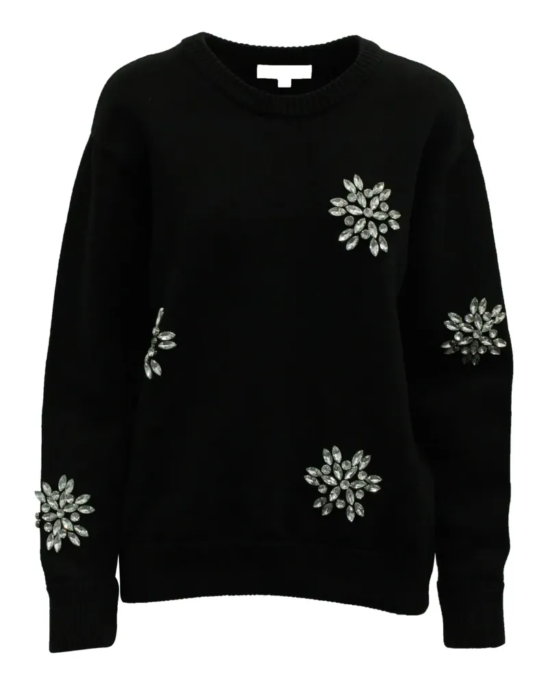 Michael Kors Pullover mit Kristallverzierung - Schwarz Schwarz