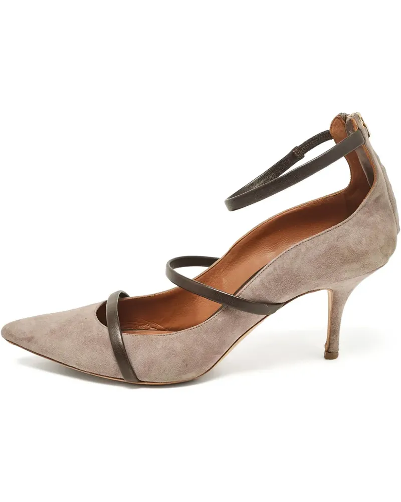 Manolo Blahnik Pre-owned Pumps mit spitzer Kappe 80mm - Grau Grau