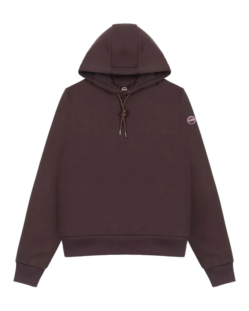 Colmar logo-patch drawstring hoodie - Braun Braun