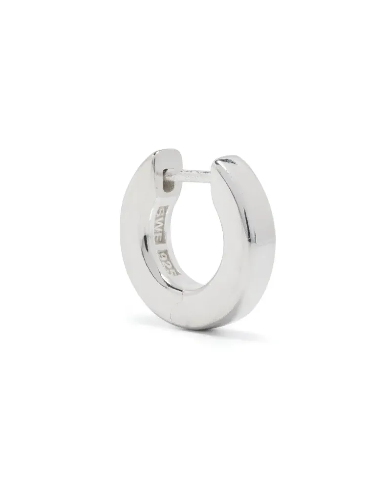ALL BLUES Polierte Creolen - Silber Silber
