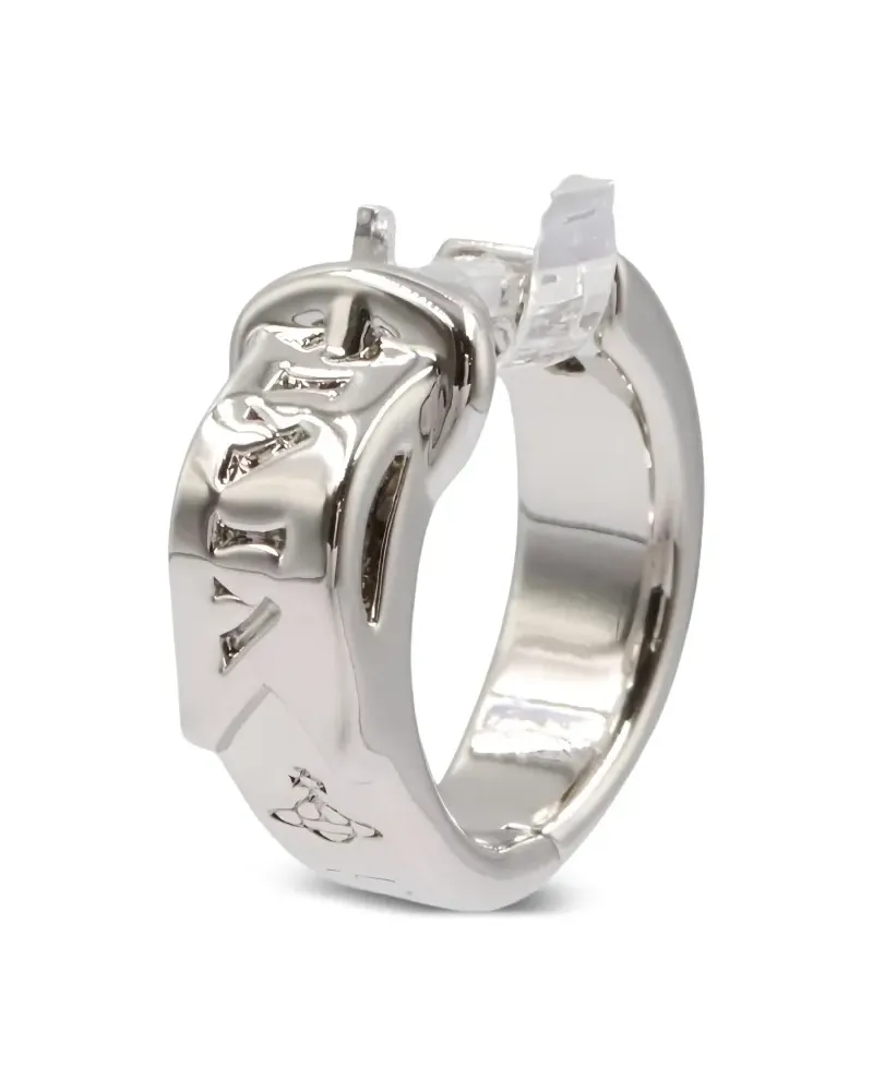 Vivienne Westwood 2020s Ohrring mit Gravur - Silber Silber