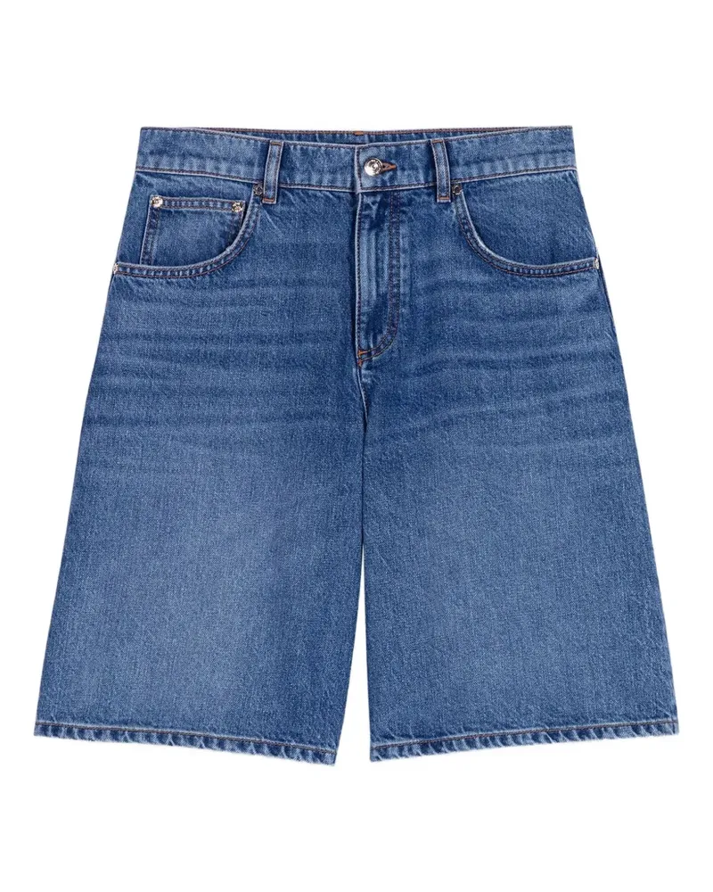 Maje Klassische Jeans-Shorts - Blau Blau