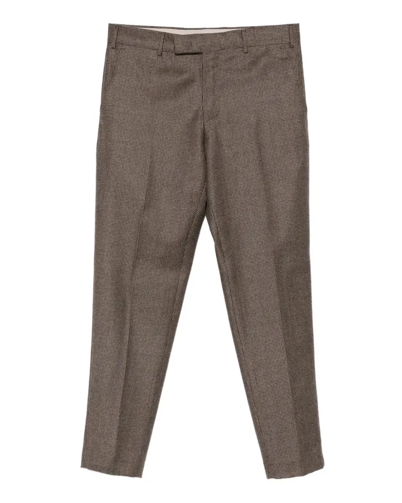 PT TORINO houndstooth trousers - Braun Braun