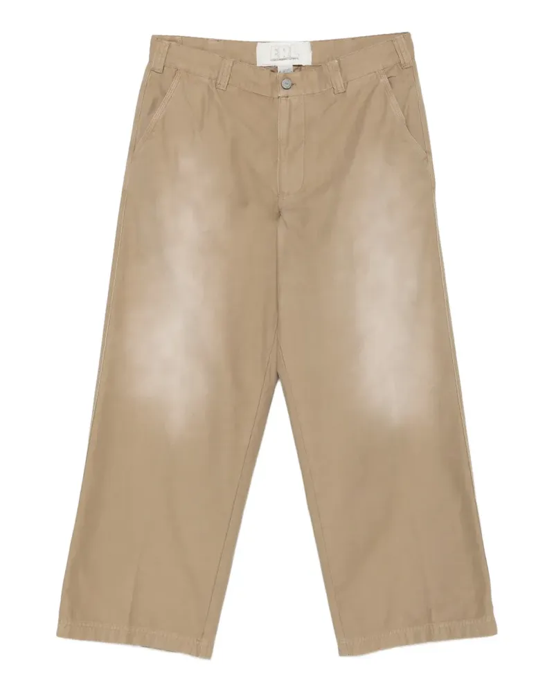 ERL belt-loops trousers - Nude Nude