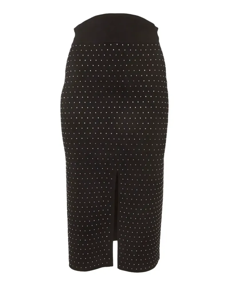 Sandro rhinestone-embellished midi skirt - Schwarz Schwarz