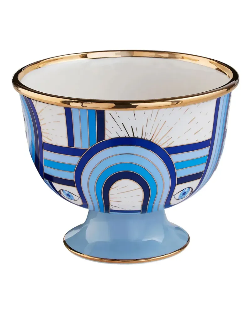 Jonathan Adler Zierschale mit Fuß - Blau Blau