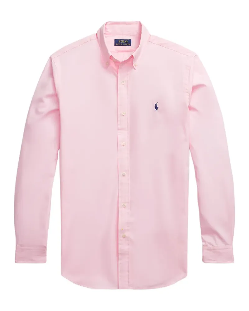 Ralph Lauren Button-down-Hemd mit Pony-Stickerei - Rosa Rosa
