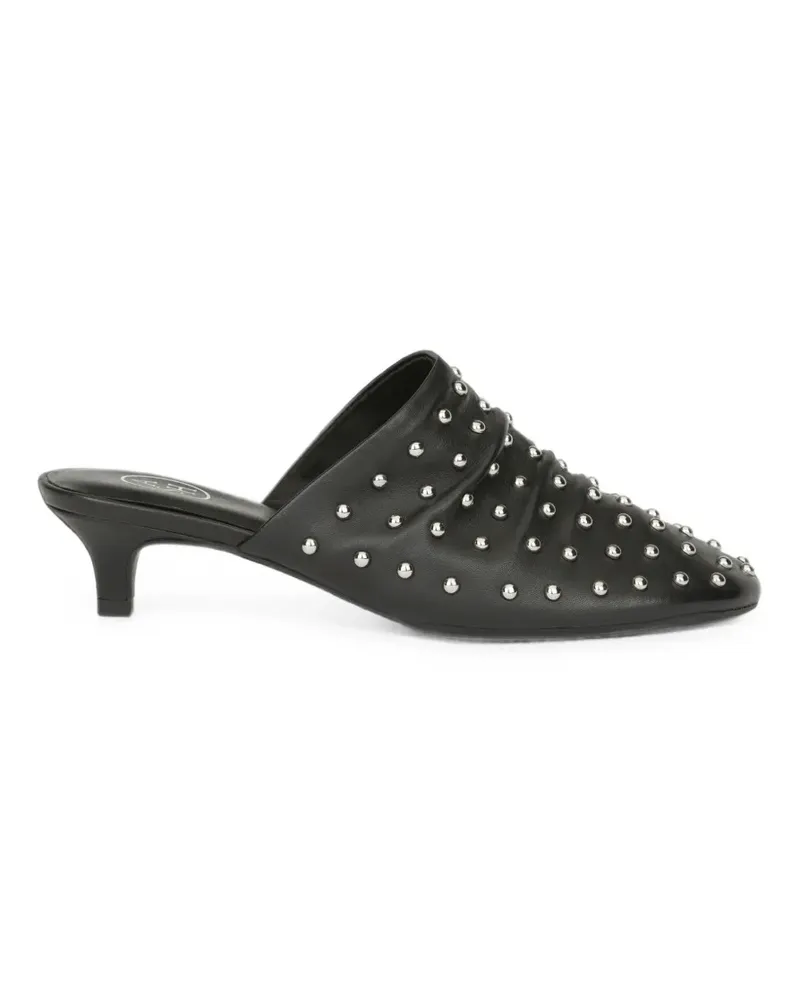 ash Eloise Mules mit Nieten - Schwarz Schwarz