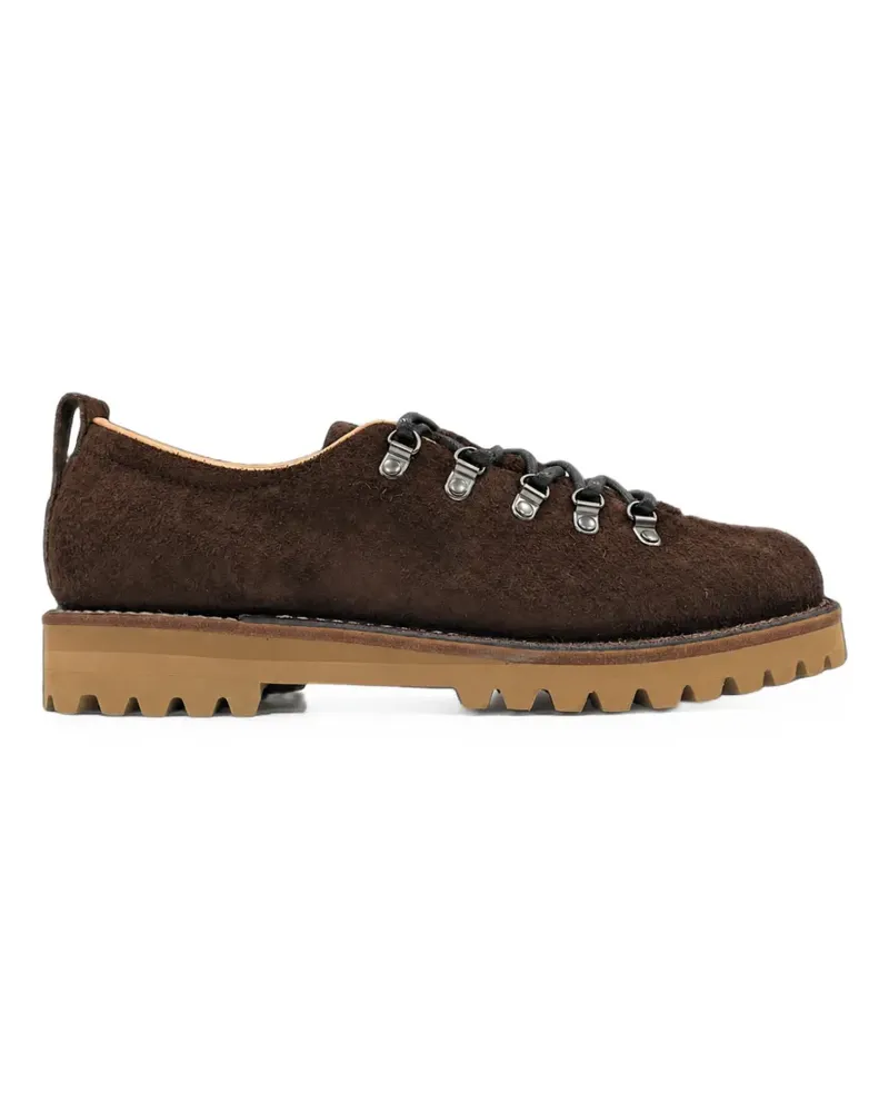 Church's suede ridged-sole derby shoes - Braun Braun