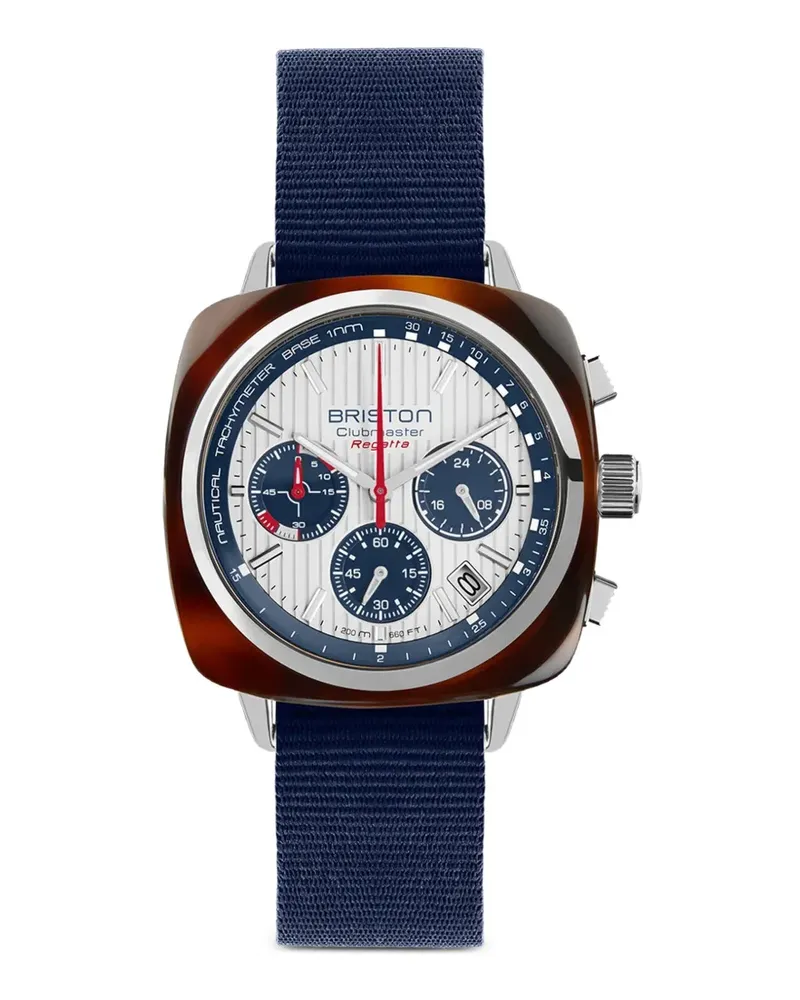 BRISTON Clubmaster Regatta 42mm watch - Weiß Weiß