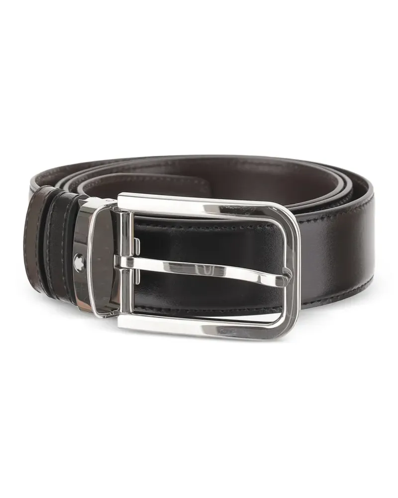 Montblanc Wendbarer Gürtel - Schwarz Schwarz