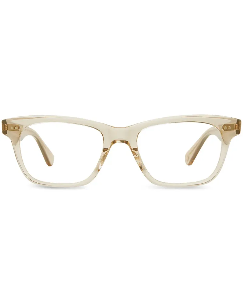 Garrett Leight Brille mit eckigem Gestell - Nude Nude