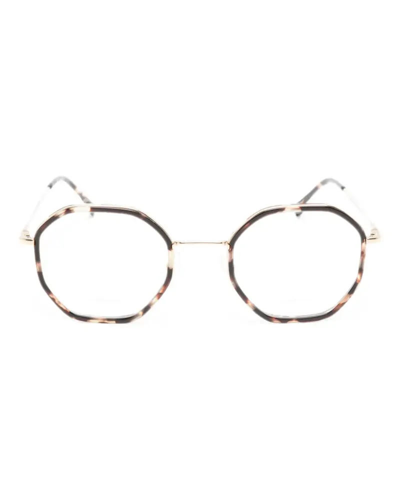 GIGI STUDIOS Karol Brille mit geometrischem Gestell - Braun Braun