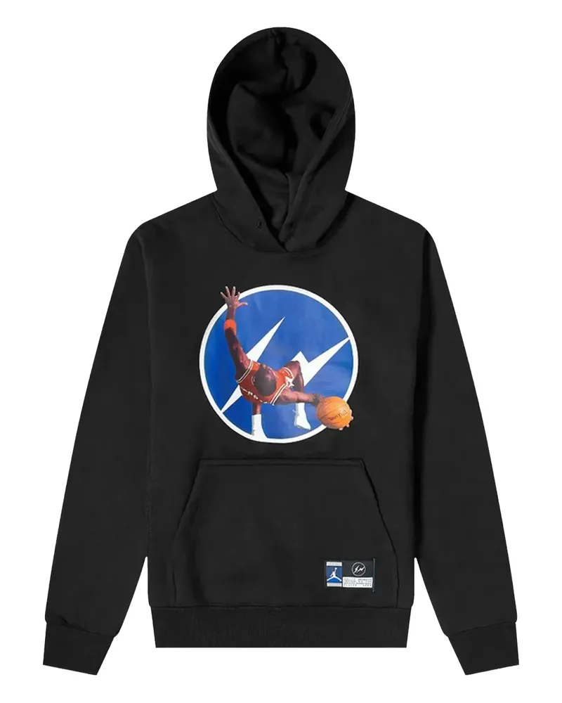 Jordan x Fragment Jersey-Hoodie - Schwarz Schwarz
