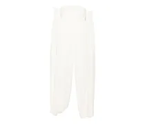 all-in-one off-shoulder maxi dress - Weiß