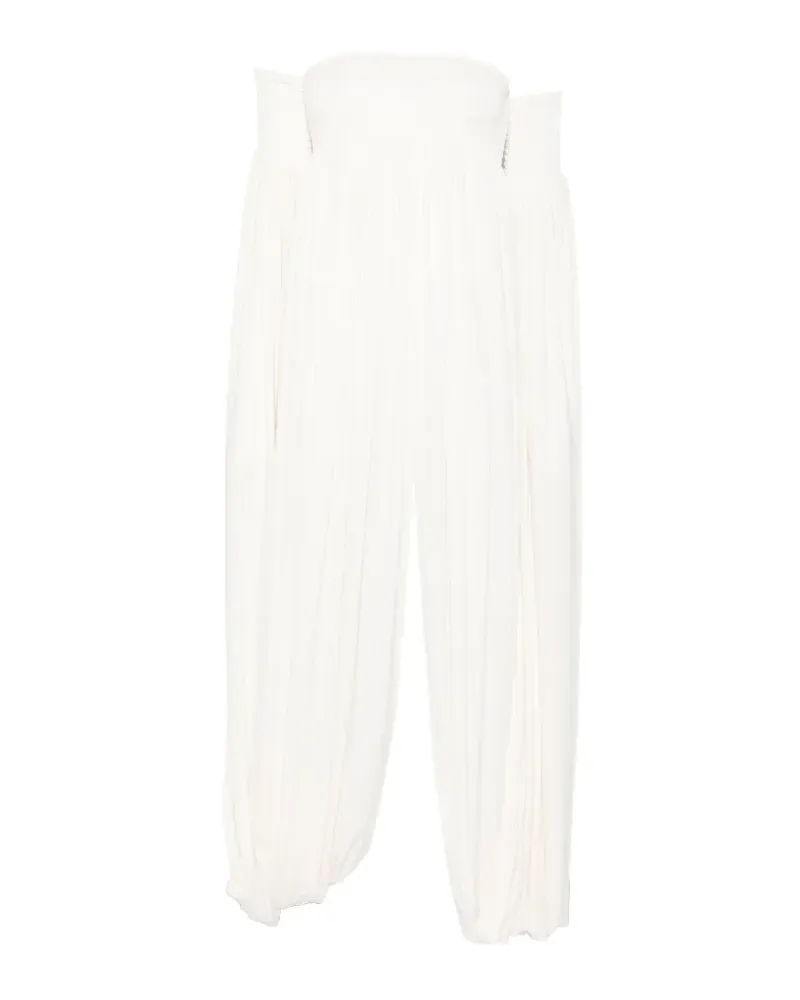 COPERNI all-in-one off-shoulder maxi dress - Weiß Weiß