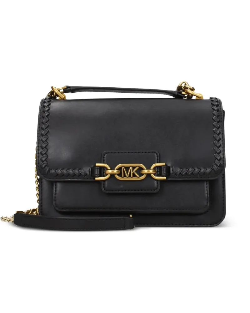 Michael Kors Heather leather crossbody bag - Schwarz Schwarz