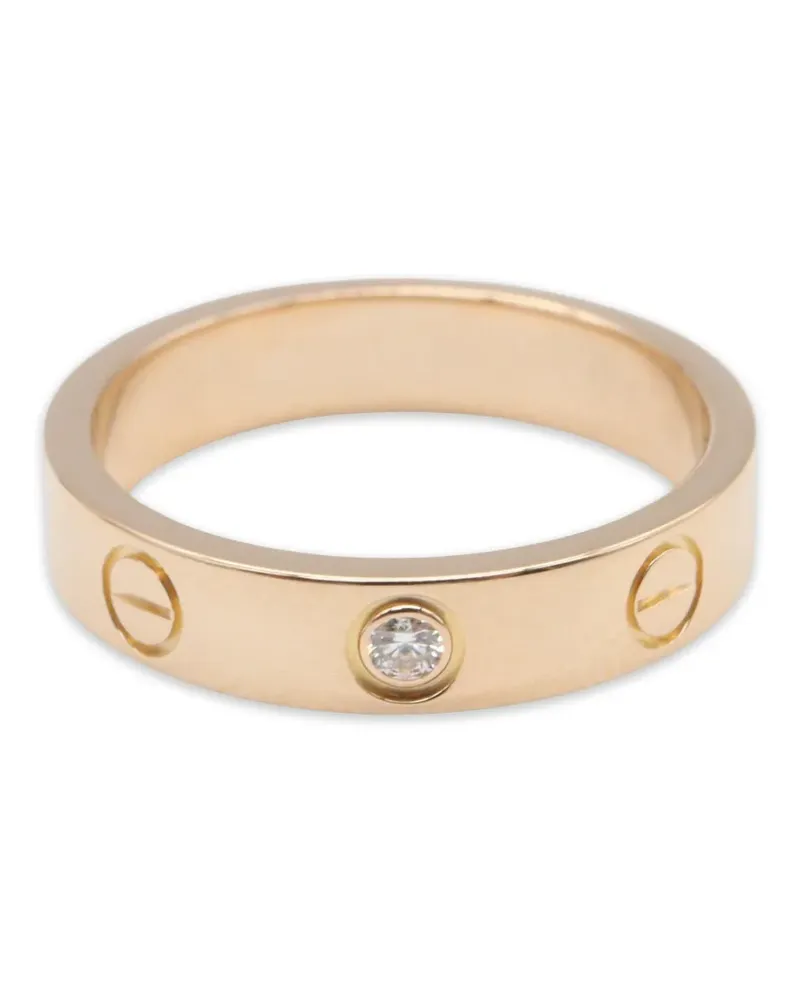 Cartier 2010s mini Love diamond ring - Rosa Rosa