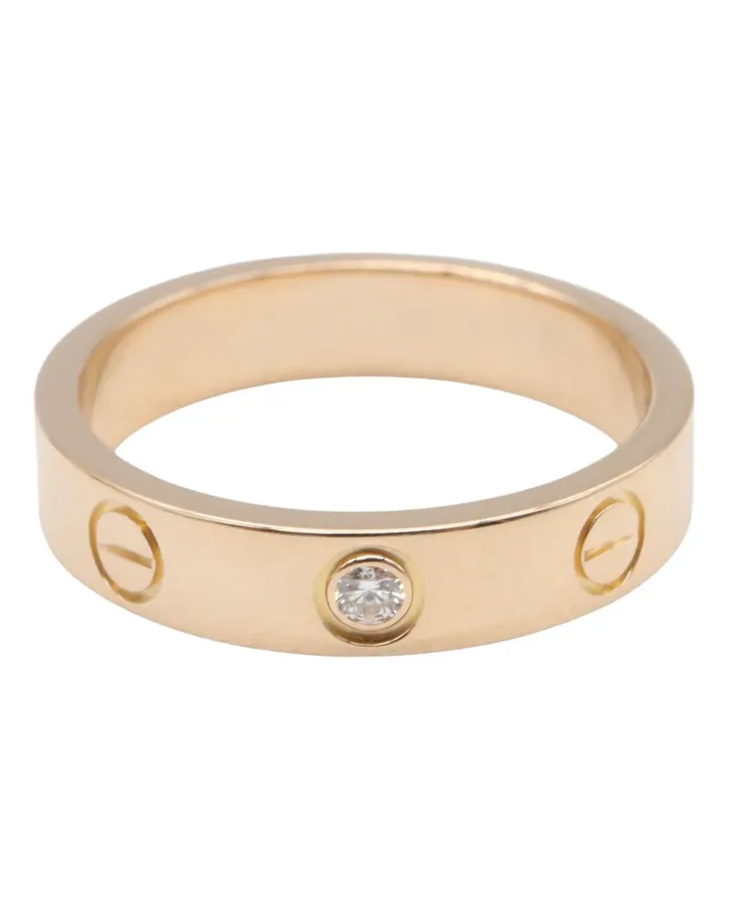 Cartier 2010s mini Love diamond ring - Rosa Rosa