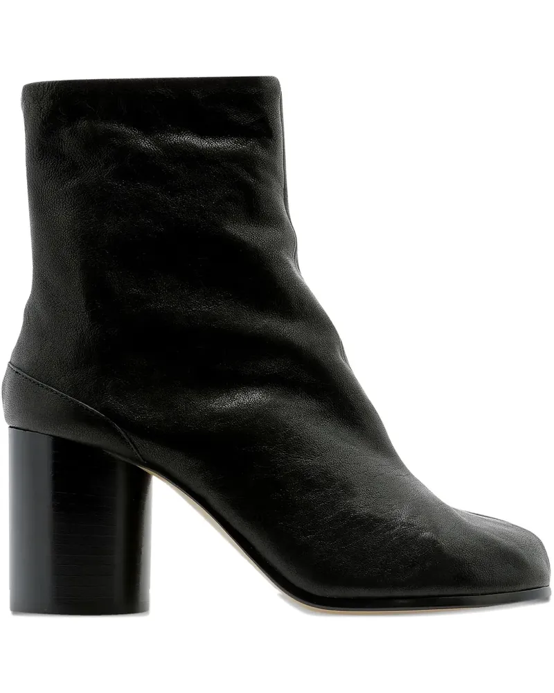 Maison Margiela 80mm Tabi leather block-heel boots - Schwarz Schwarz