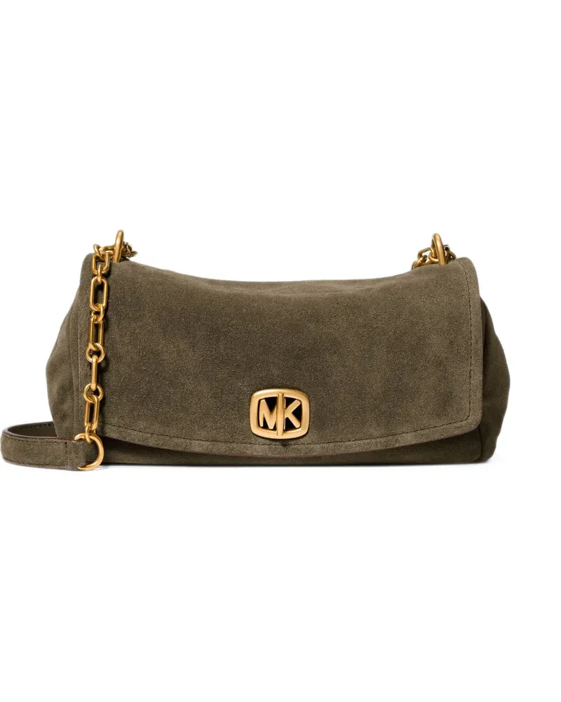 Michael Kors Schultertasche aus Wildleder - Grün Grün