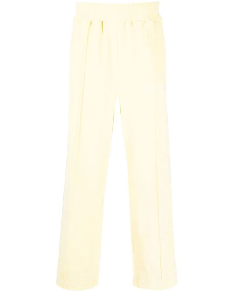 Palm Angels Jogginghose aus Chenille - Gelb Gelb