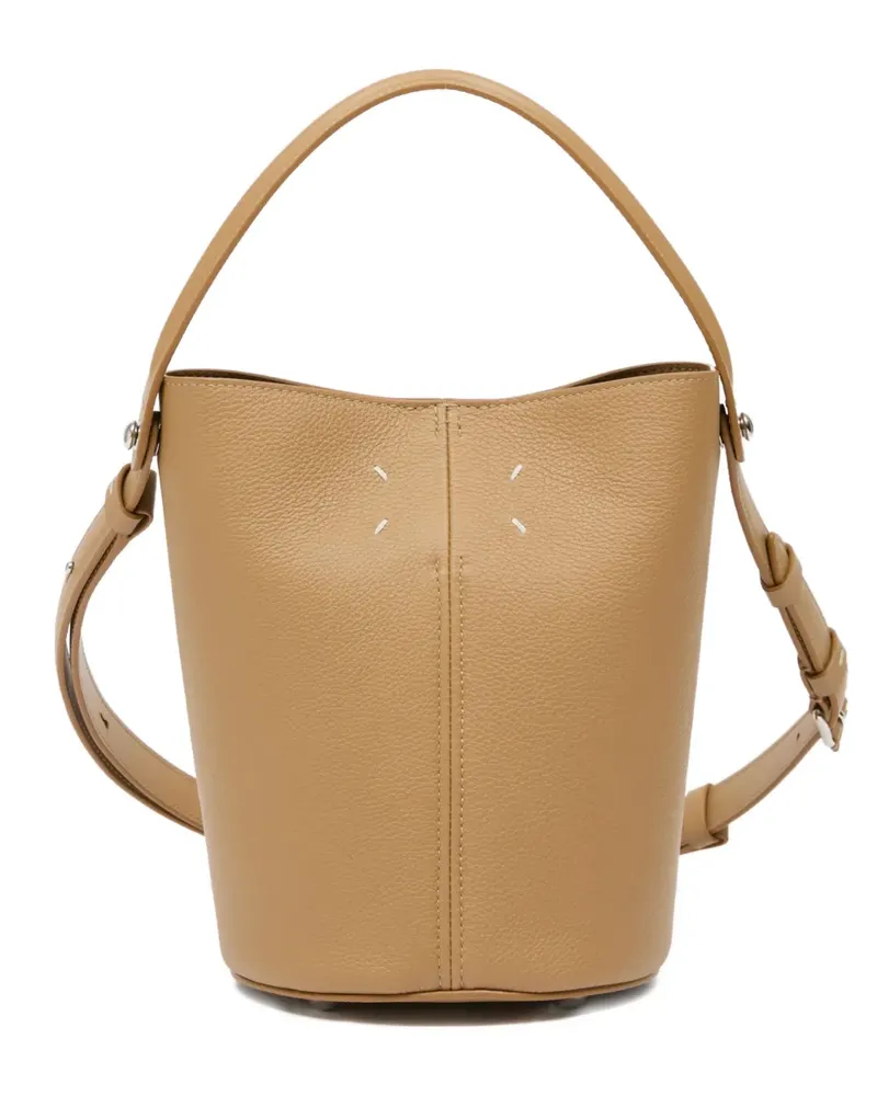 Maison Margiela Dress-Age Beuteltasche mit Ziernähten - Nude Nude