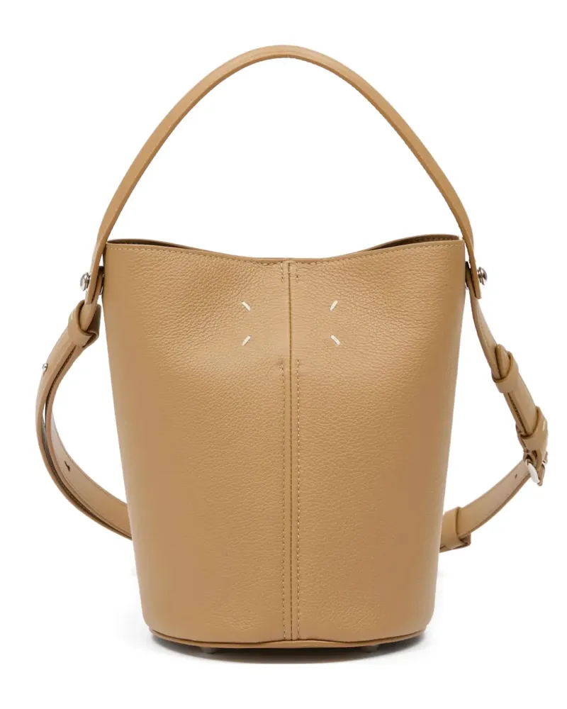 Maison Margiela Dress-Age Beuteltasche mit Ziernähten - Nude Nude