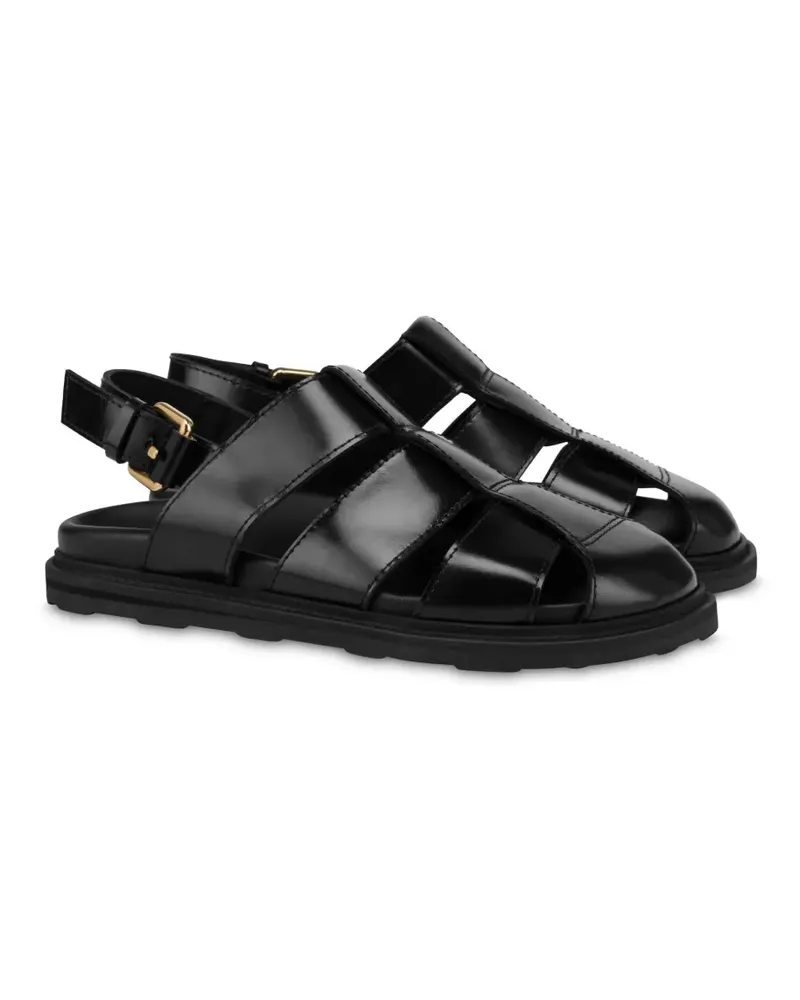 Moschino Klassische Sandalen - Schwarz Schwarz